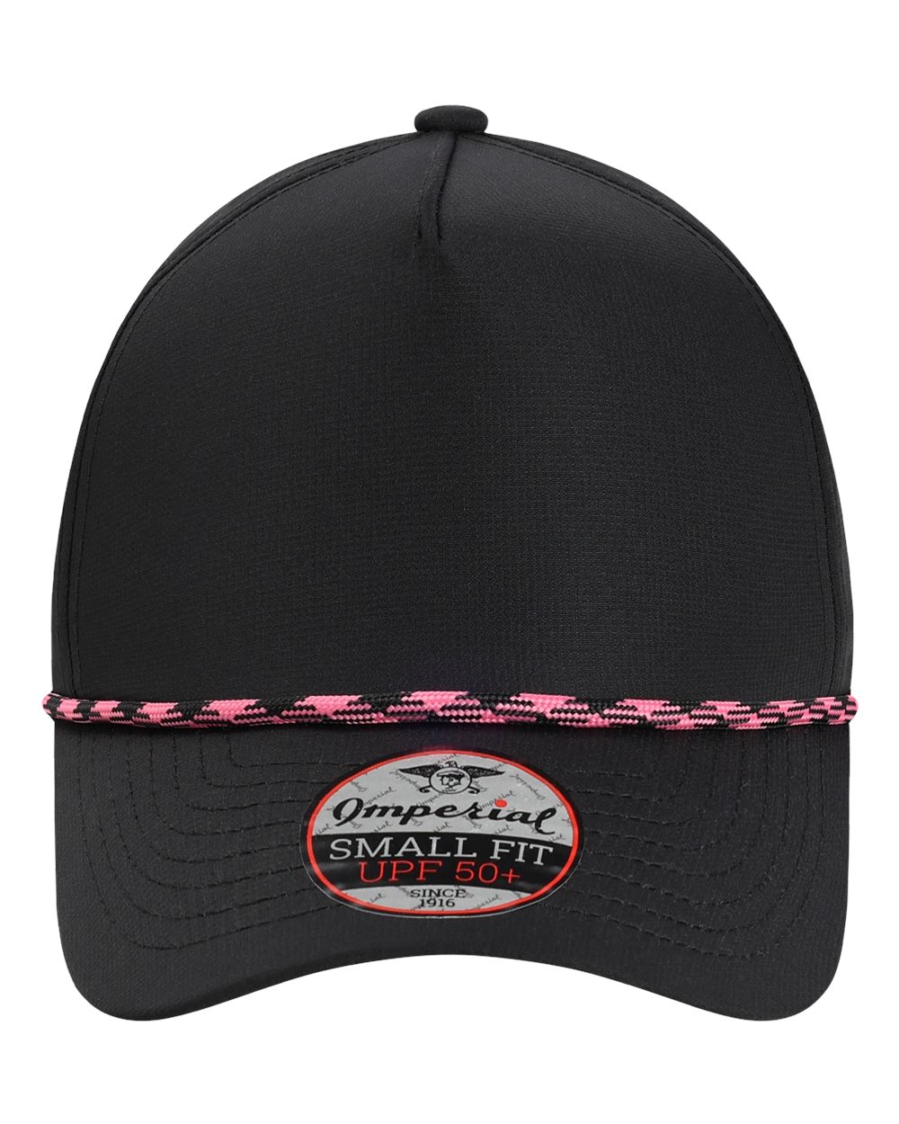 Front View of Black The Corral Women's Cap - L5059