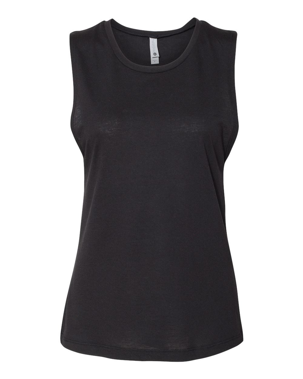 Front View of Black Women’s Festival Muscle Tank - 5013