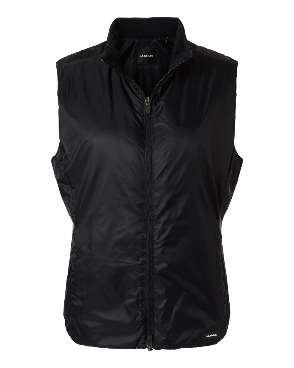 Front View of Black Women's Phantom Insulated Vest - W60004