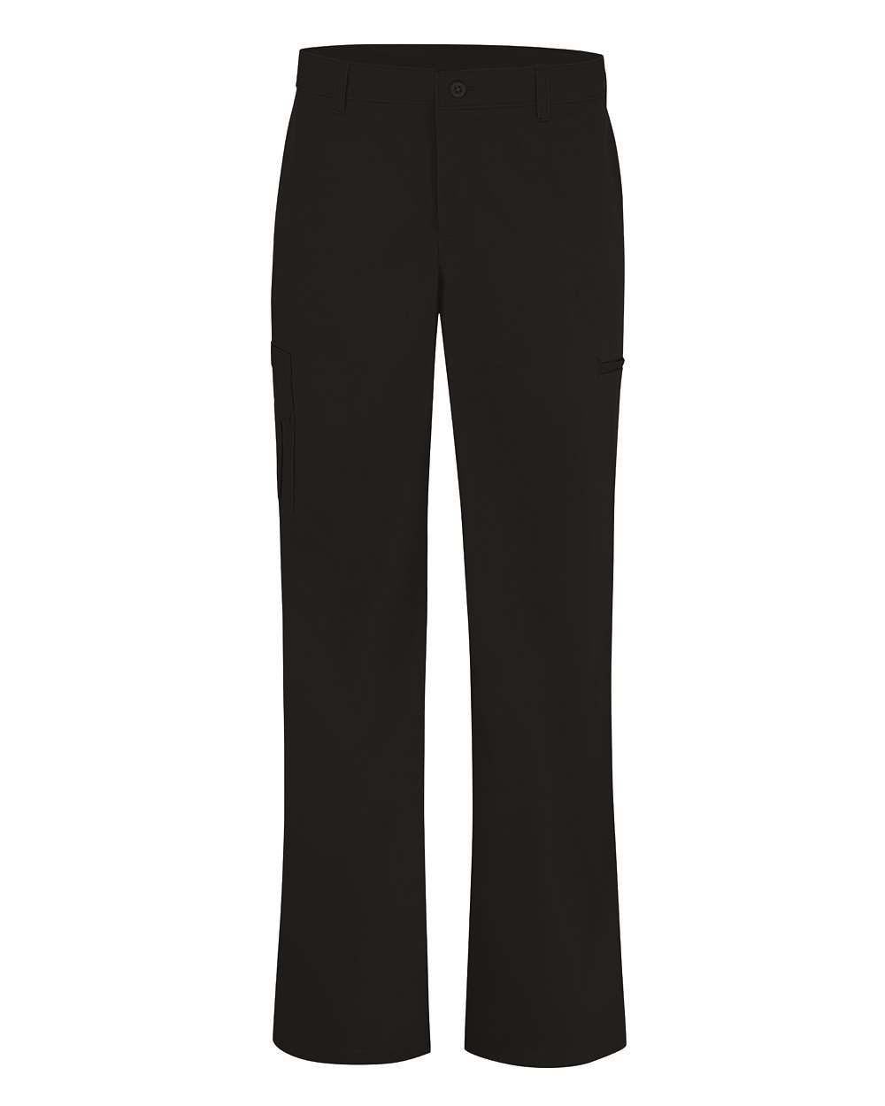 Front View of Black Women's Premium Cargo Pants - Extended Sizes - FP23EXT