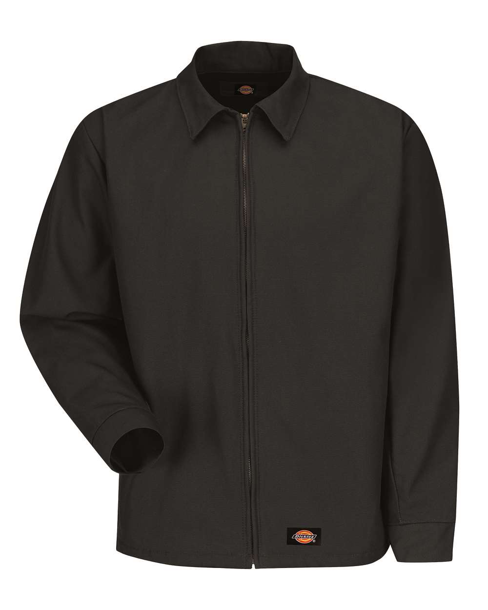 Front View of Black Work Jacket - WJ40