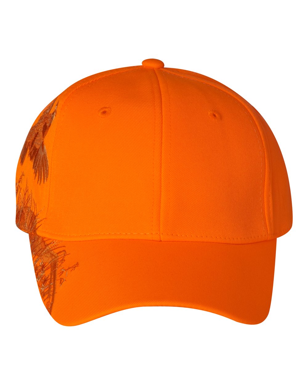 Front View of Blaze Orange - Quail Quail Cap - 3270