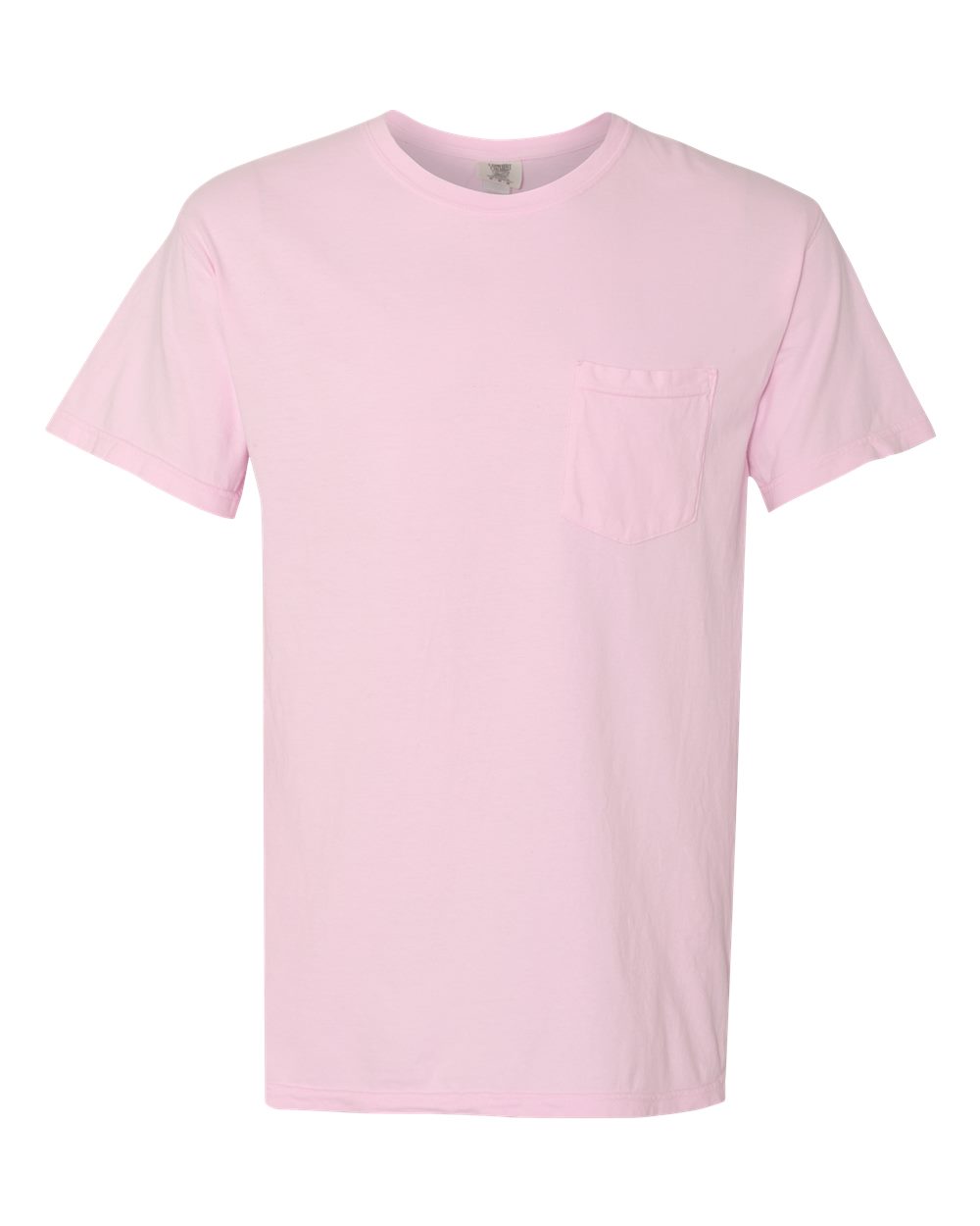 Front View of Blossom Garment-Dyed Heavyweight Pocket T-Shirt - 6030