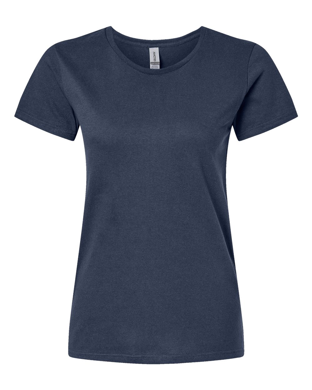 Front View of Blue Dusk Heavy Cotton™ Women’s T-Shirt - 5000L