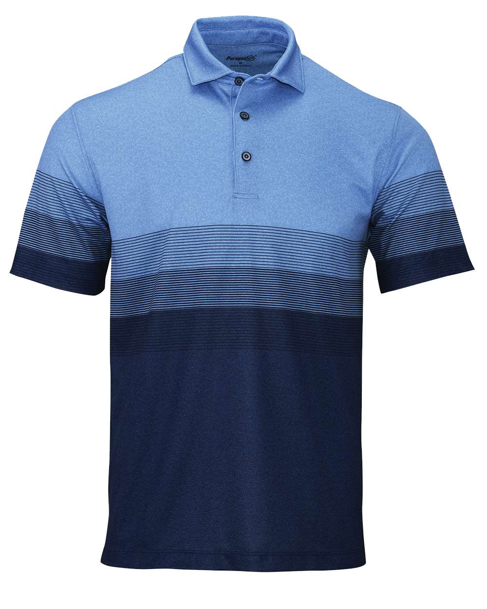 Blue Heather Belmont Sublimated Heathered Polo - 153