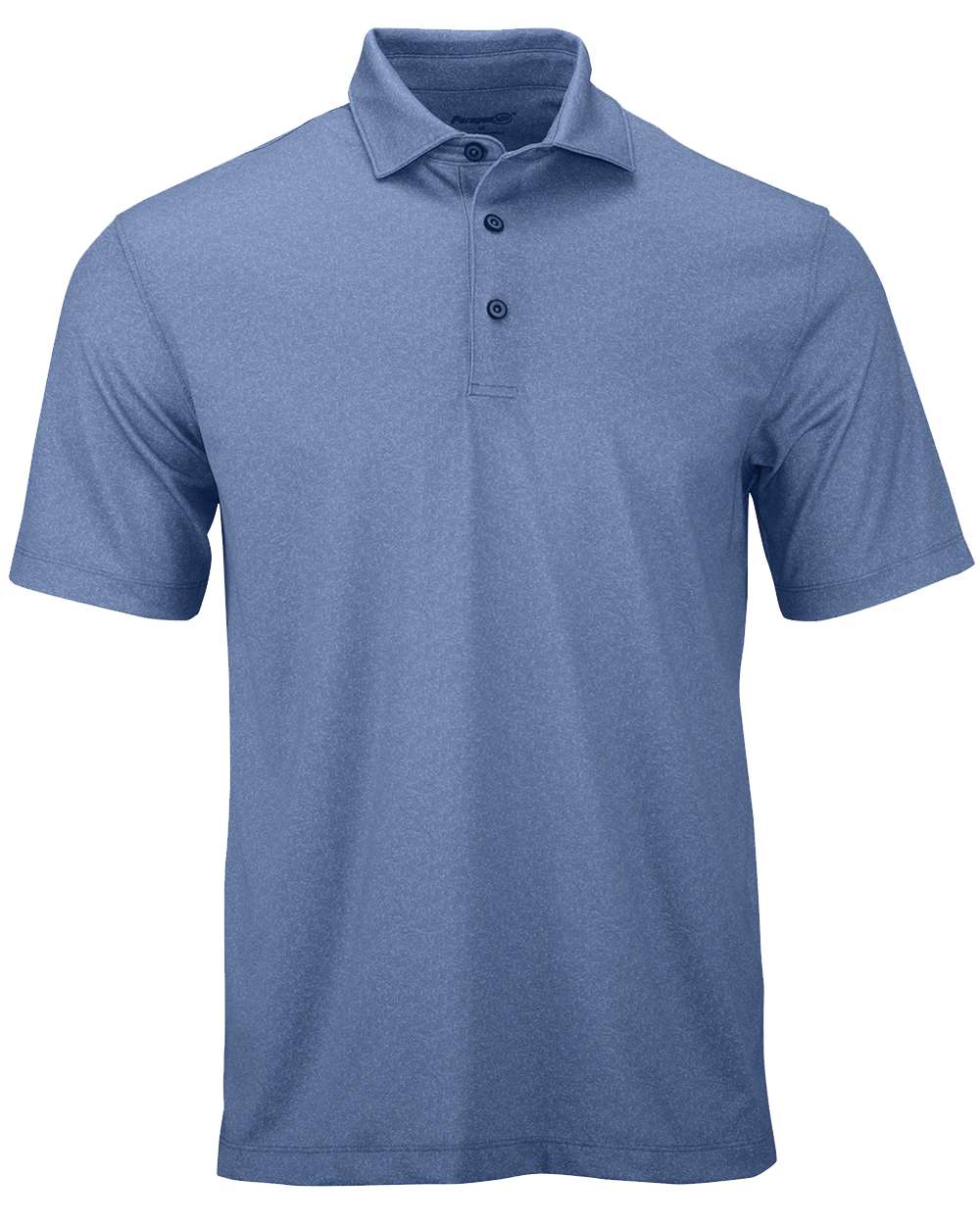 Blue Heather Derby Sublimated Heathered Polo - 152