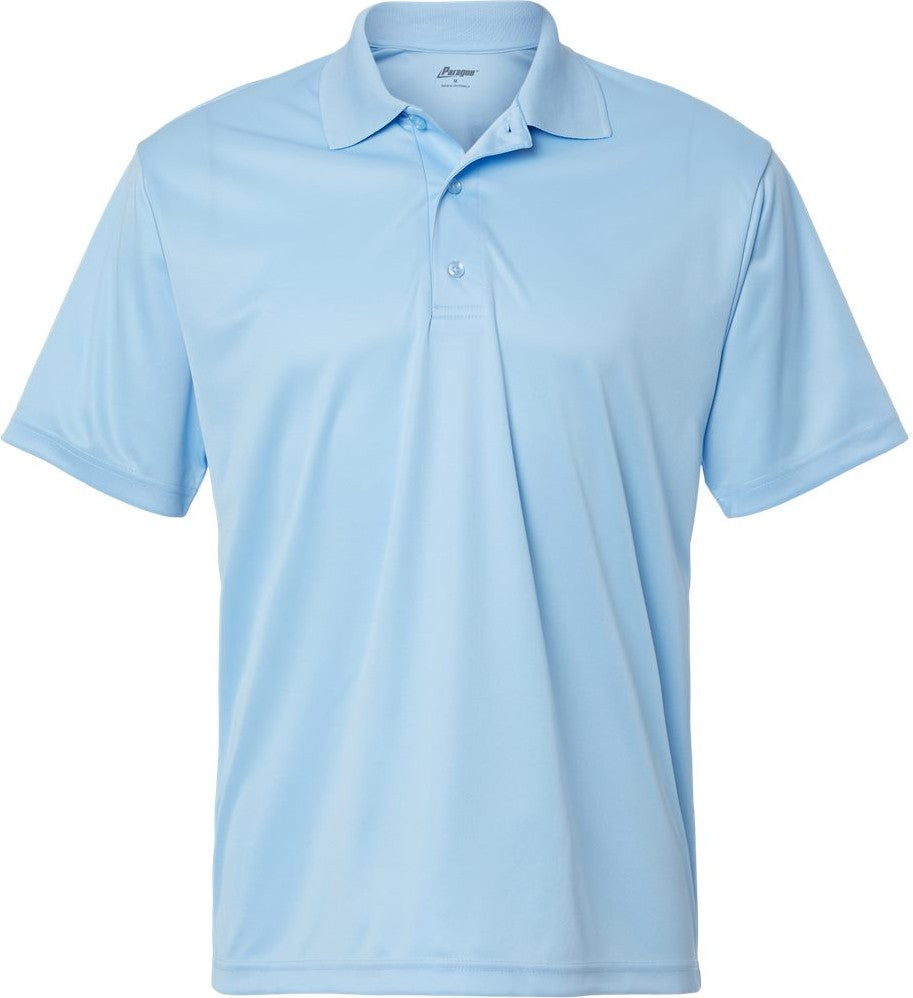 Front View of Blue Mist Sebring Performance Polo - 500