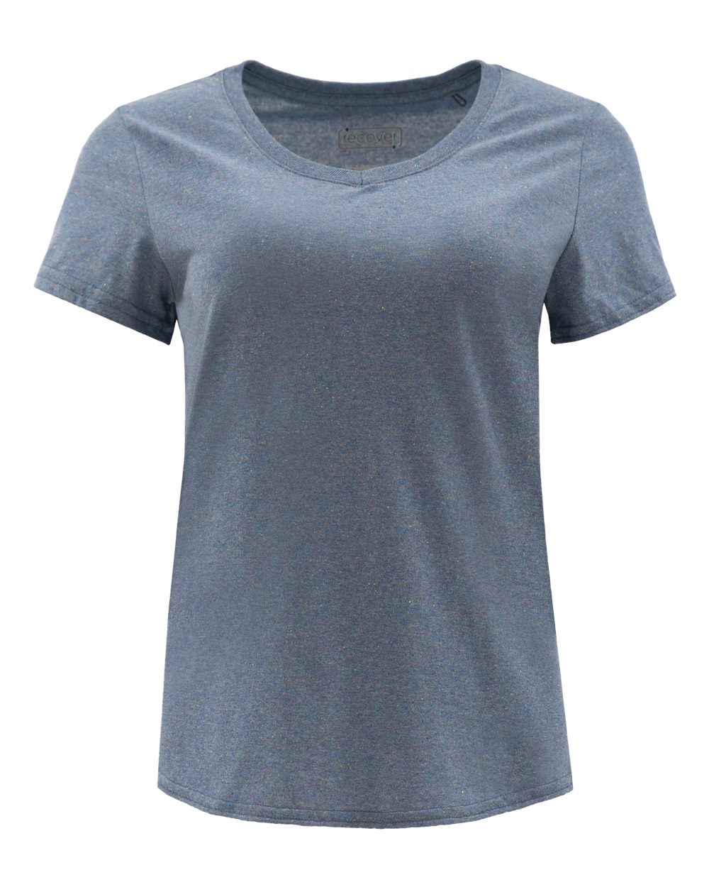 Front View of Blue Rainbow Women's Eco T-Shirt - EC200