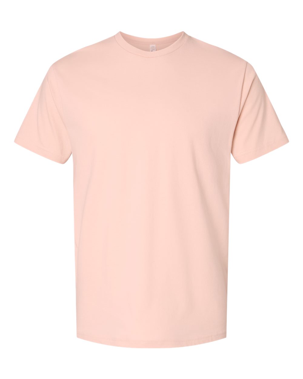 Front View of Blush Fine Jersey Tee - 6901