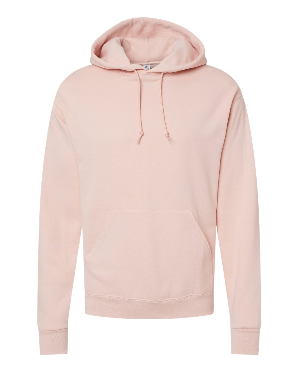 Front View of Blush Pink NuBlend® Hooded Sweatshirt - 996MR