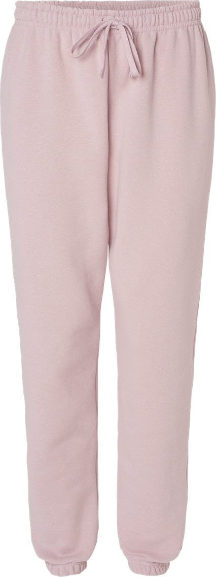 Front View of Blush ReFlex Fleece Sweatpants - RF491