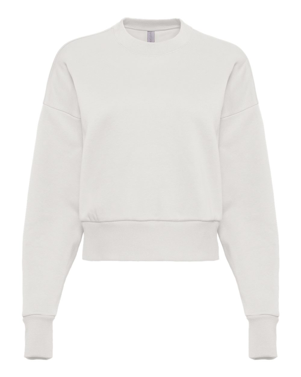 Front View of Bone Women's Heavyweight Crewneck Sweatshirt - 9087