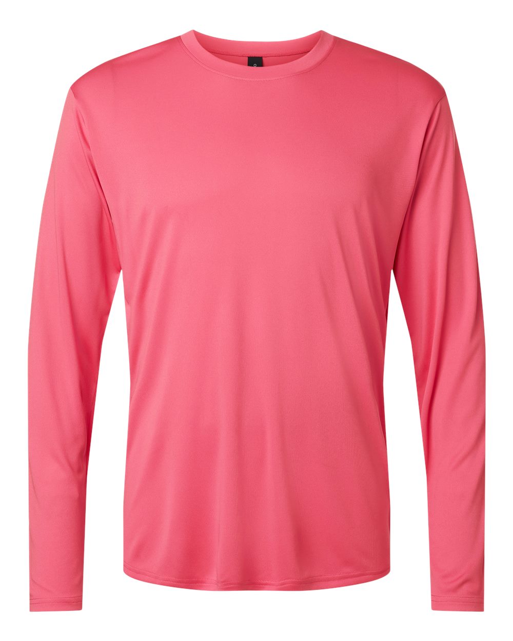 Front View of Bright Pink Pro-Lock Performance Long Sleeve T-Shirt - 48400