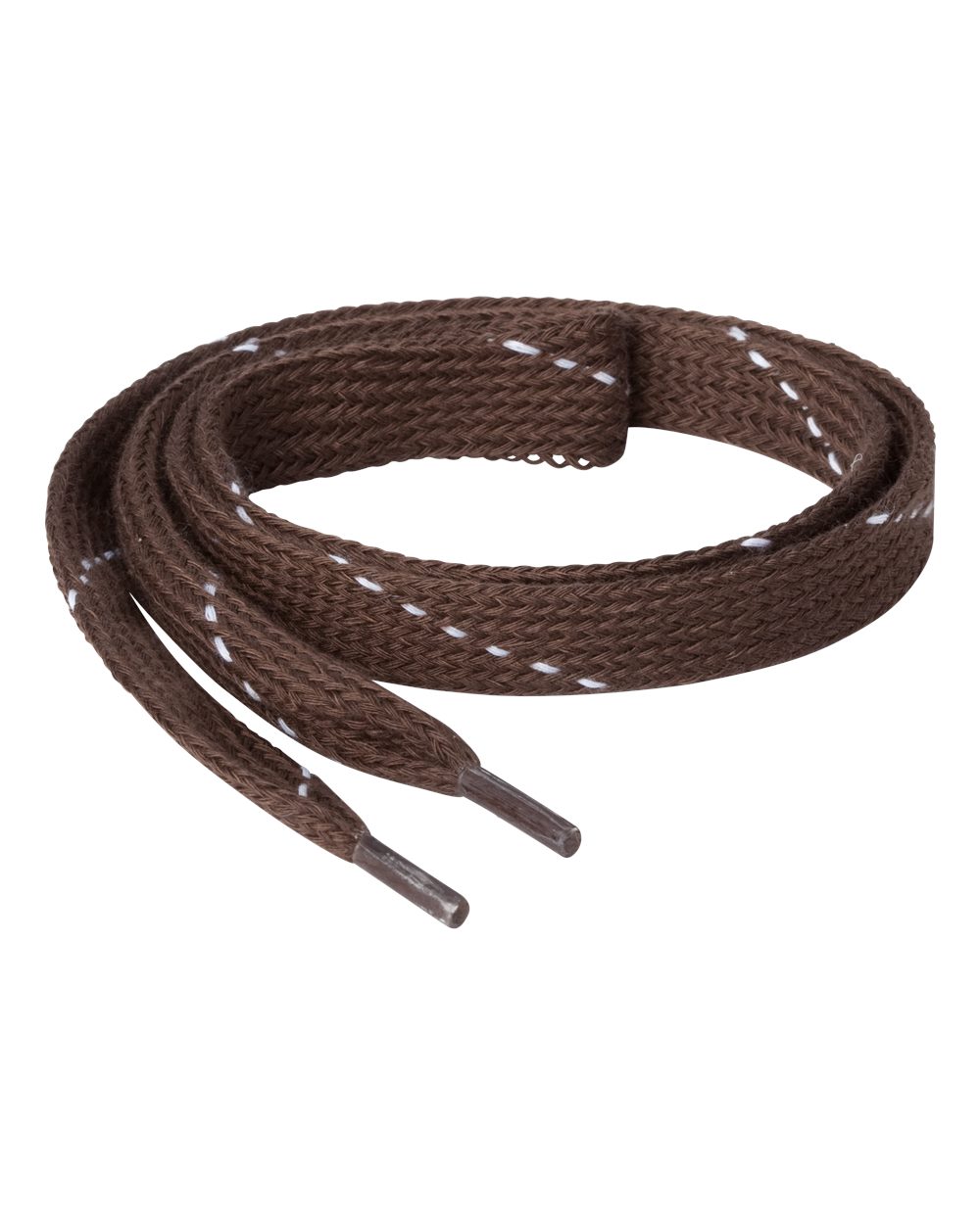 Front View of Brown Custom-Color Laces - 8831