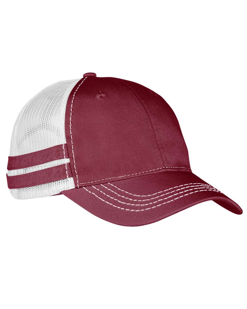 Front View of Burgundy Heritage Cap - HT102