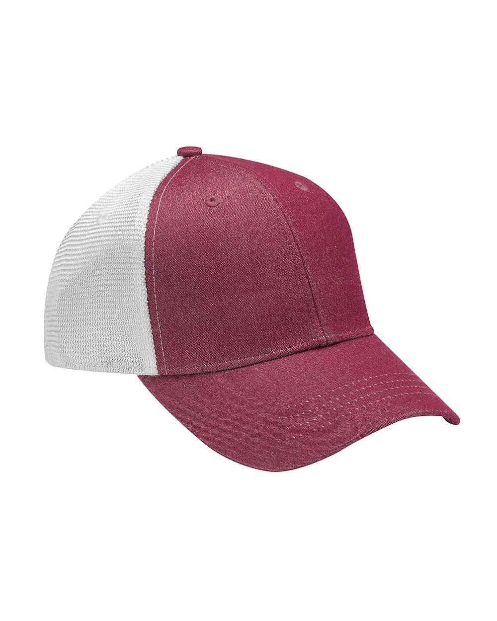 Front View of Burgundy/ White Knockout Cap - KN102