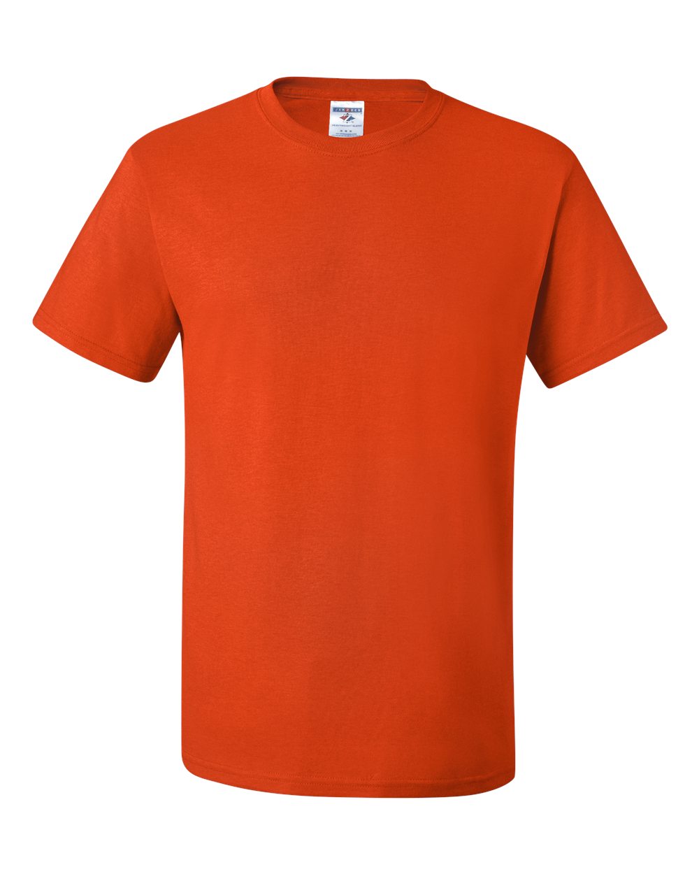 Front View of Burnt Orange Dri-Power® 50/50 T-Shirt - 29MR