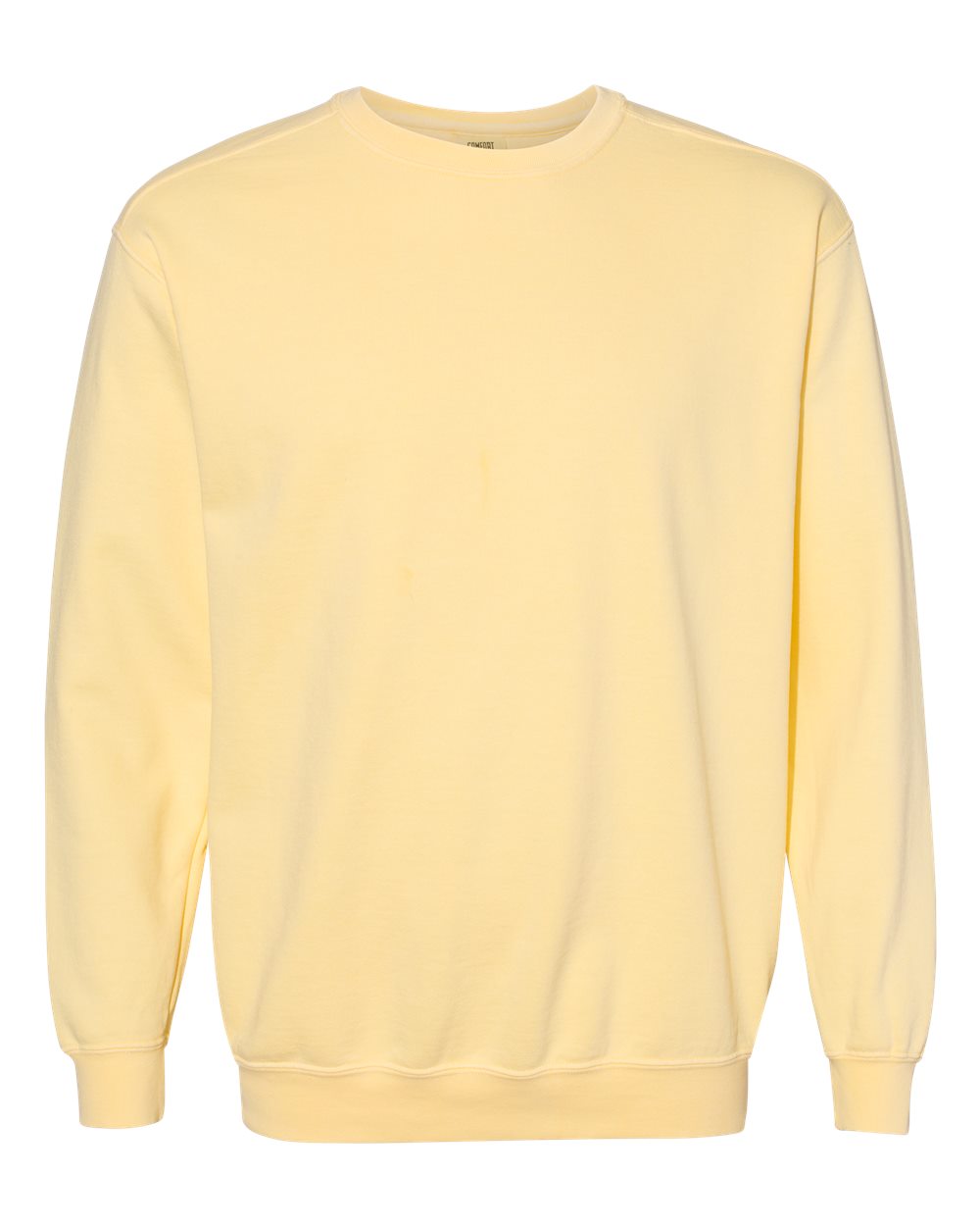 Front View of Butter Garment-Dyed Sweatshirt - 1566