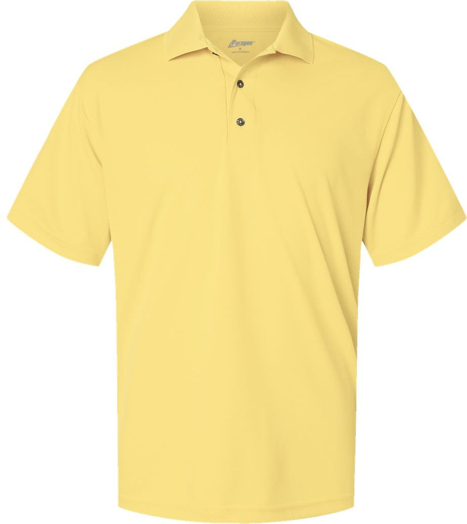 Front View of Butter Saratoga Performance Mini Mesh Polo - 100