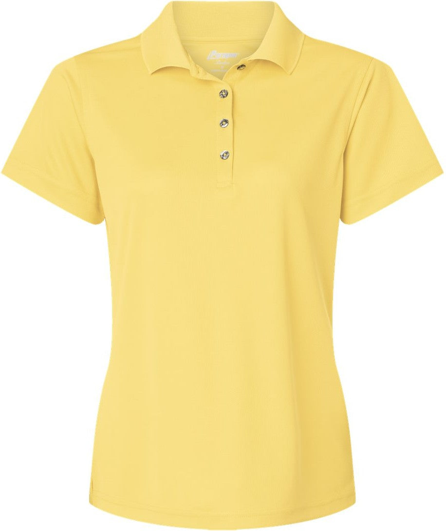 Front View of Butter Women's Saratoga Performance Mini Mesh Polo - 104