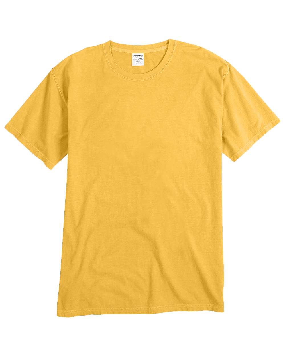 Front View of Butterscotch Garment-Dyed T-Shirt - GDH100