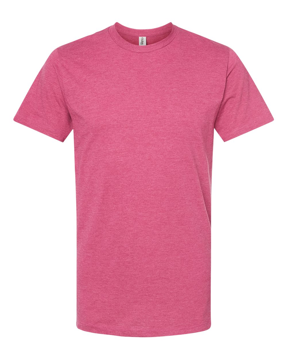 Front View of Cactus Flower Heather Premium Cotton Blend T-Shirt - 541
