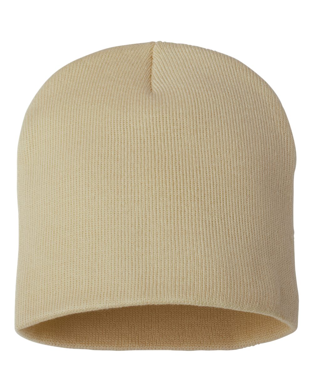 Front View of Camel 8" Beanie - SP08
