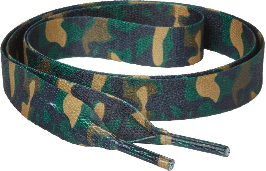 Front View of Camo Custom-Color Laces - 8831