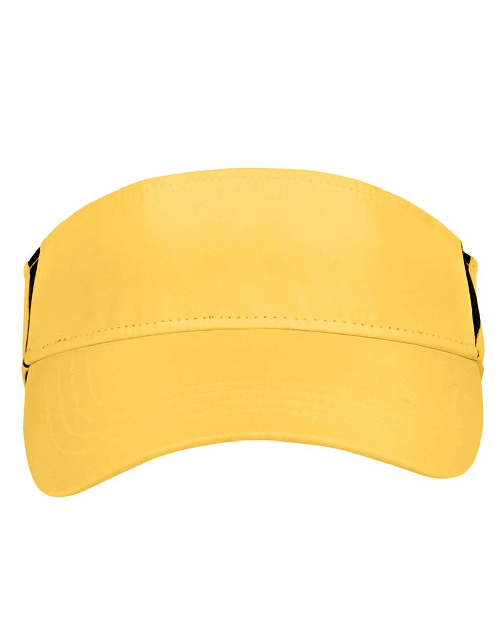 Front View of Campus Gold/ Carbon Drive Performance Visor - CE002