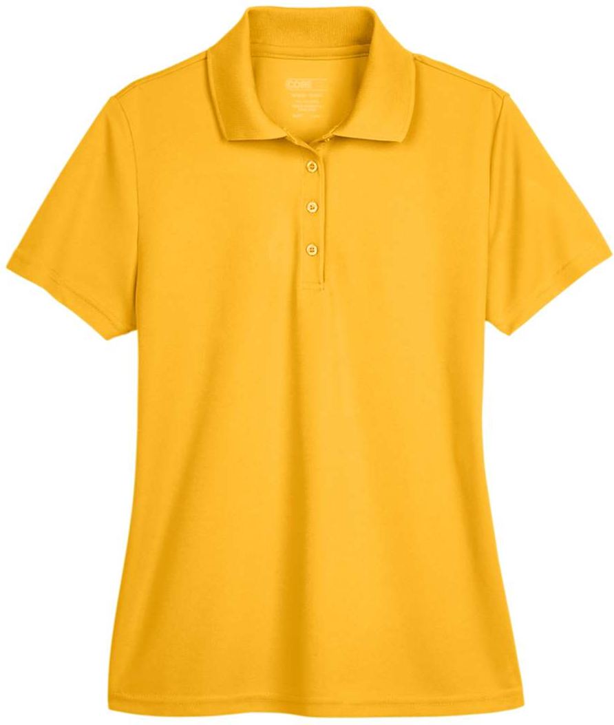 Front View of Campus Gold Women's Origin Performance Piqué Polo - 78181