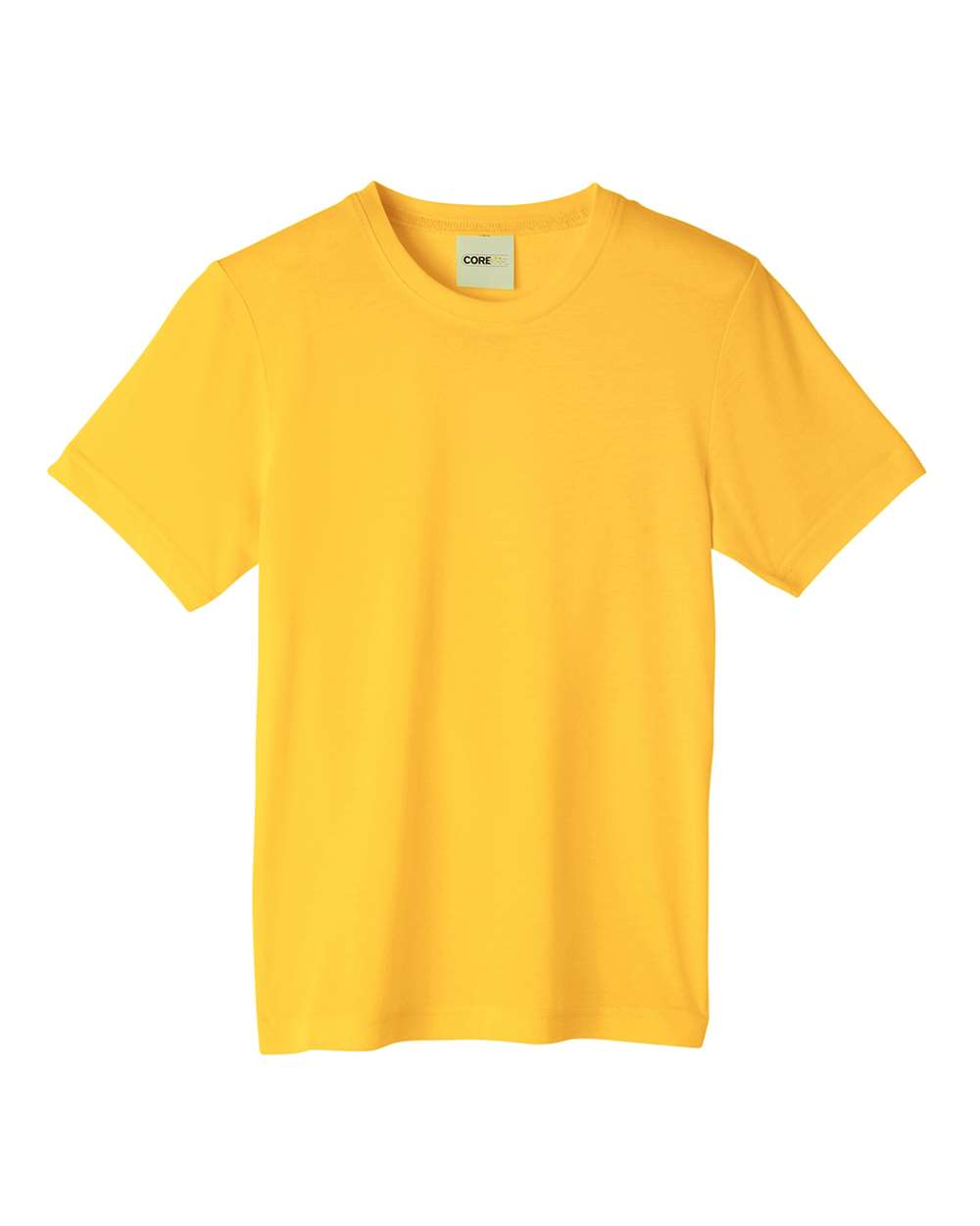 Front View of Campus Gold Youth Fusion ChromaSoft™ Performance T-Shirt - CE111Y