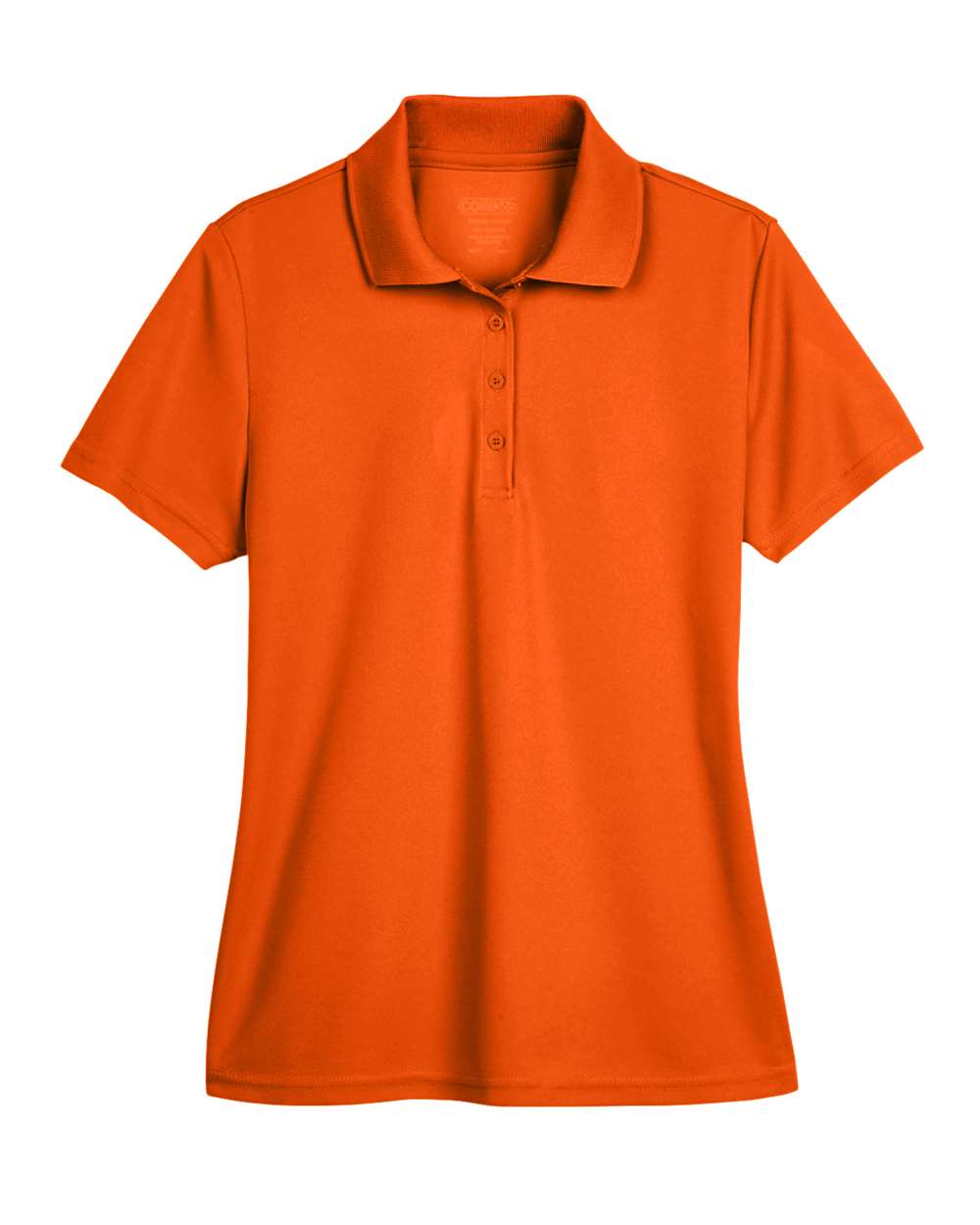 Front View of Campus Orange Women's Origin Performance Piqué Polo - 78181