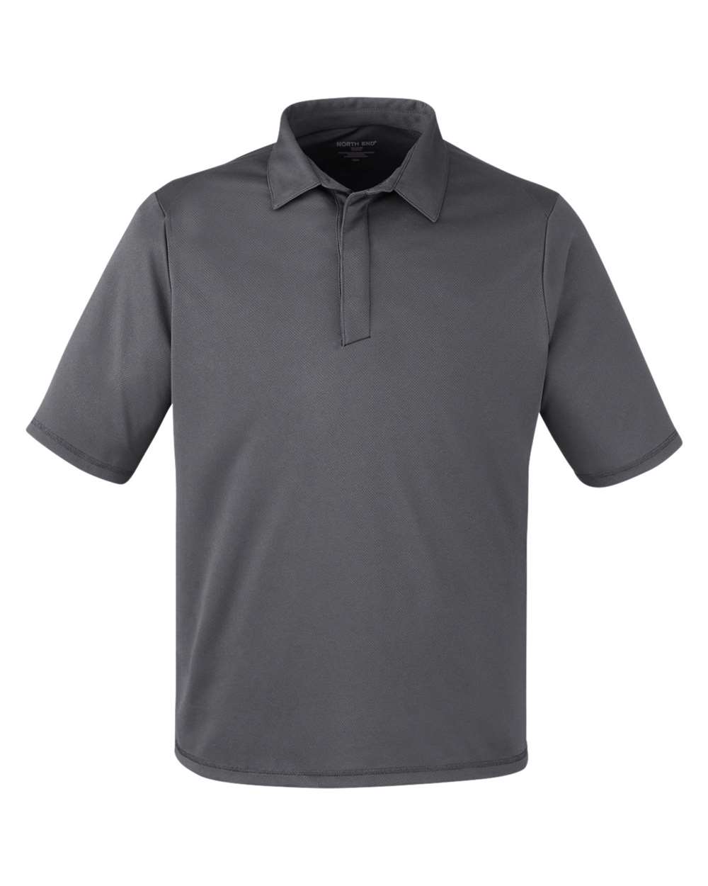 Front View of Carbon Men's Revive Coolcore® Polo - NE110