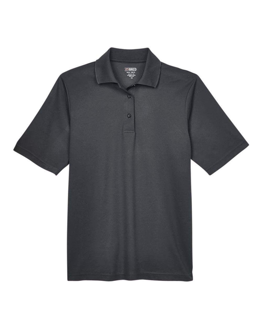 Front View of Carbon Men's Tall Origin Performance Piqué Polo - 88181T