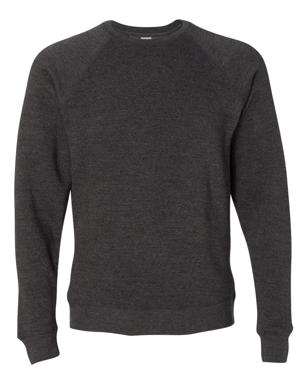 Front View of Carbon Special Blend Crewneck Raglan Sweatshirt - PRM30SBC