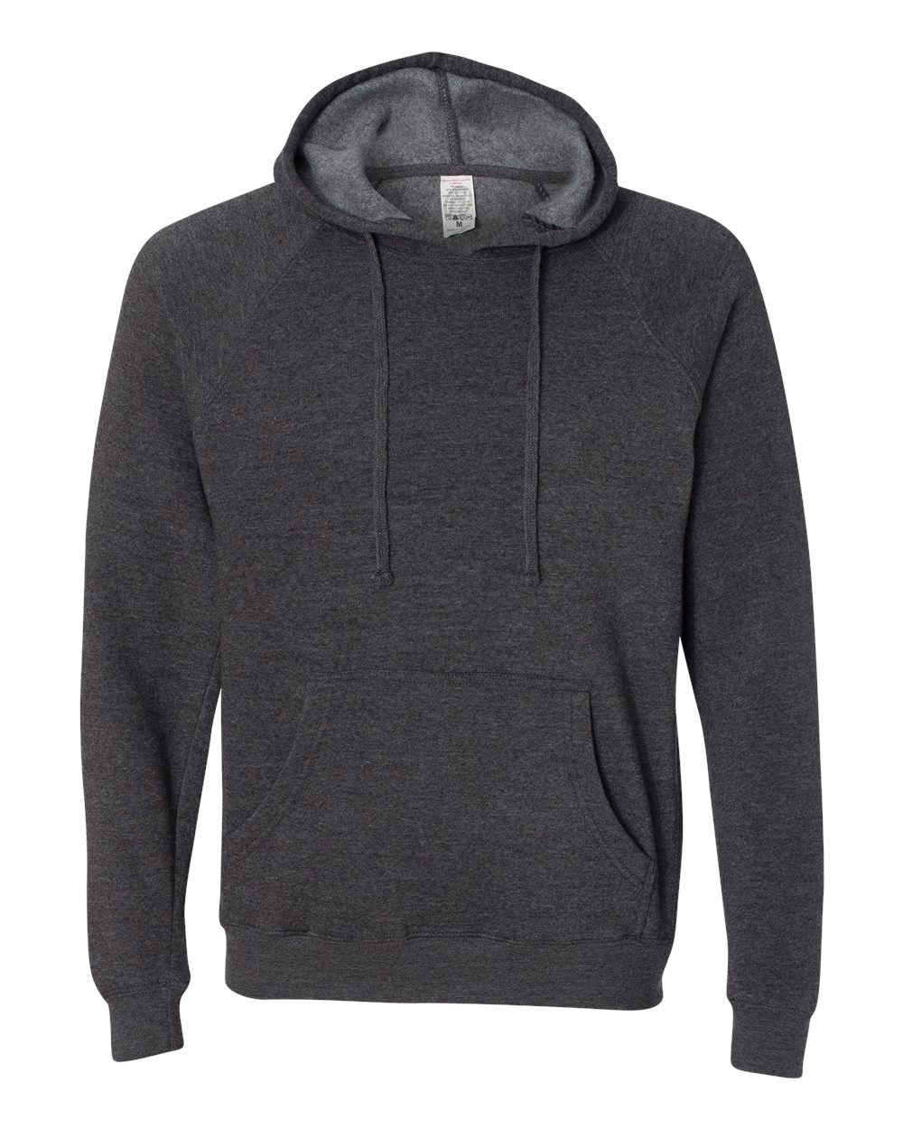Front View of Carbon Special Blend Raglan Hooded Sweatshirt - PRM33SBP