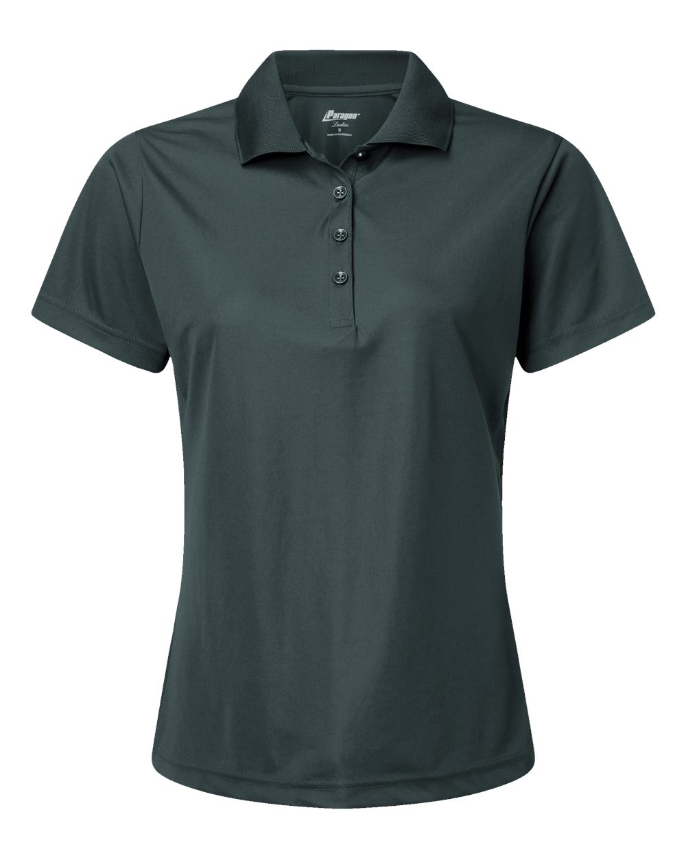 Front View of Carbon Women's Sebring Performance Polo - 504