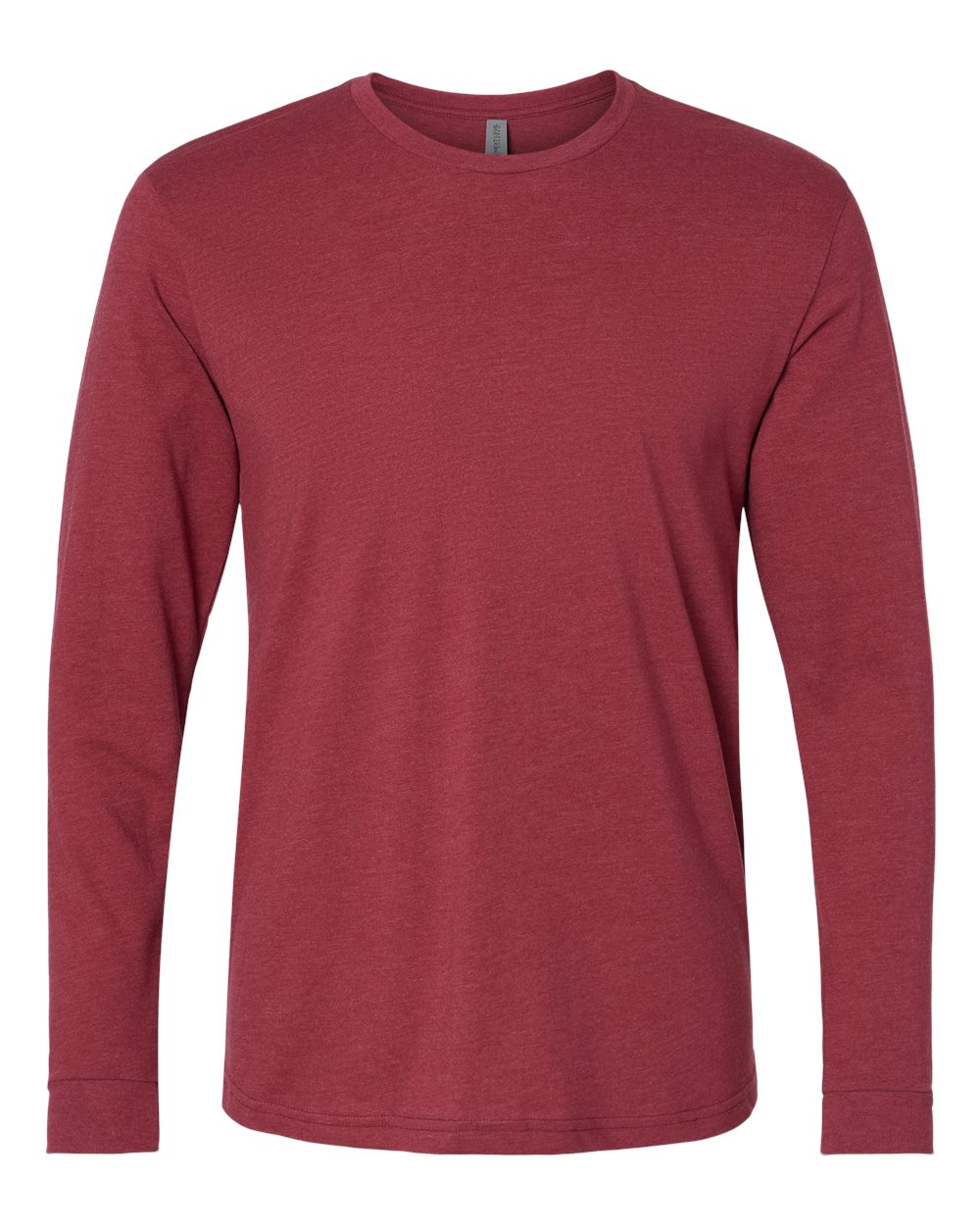Front View of Cardinal CVC Long Sleeve T-Shirt - 6211