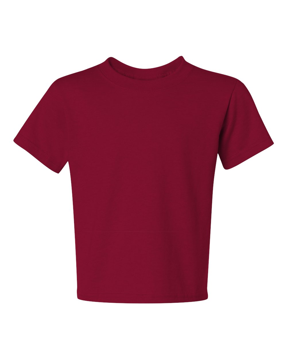 Front View of Cardinal Dri-Power® Youth 50/50 T-Shirt - 29BR
