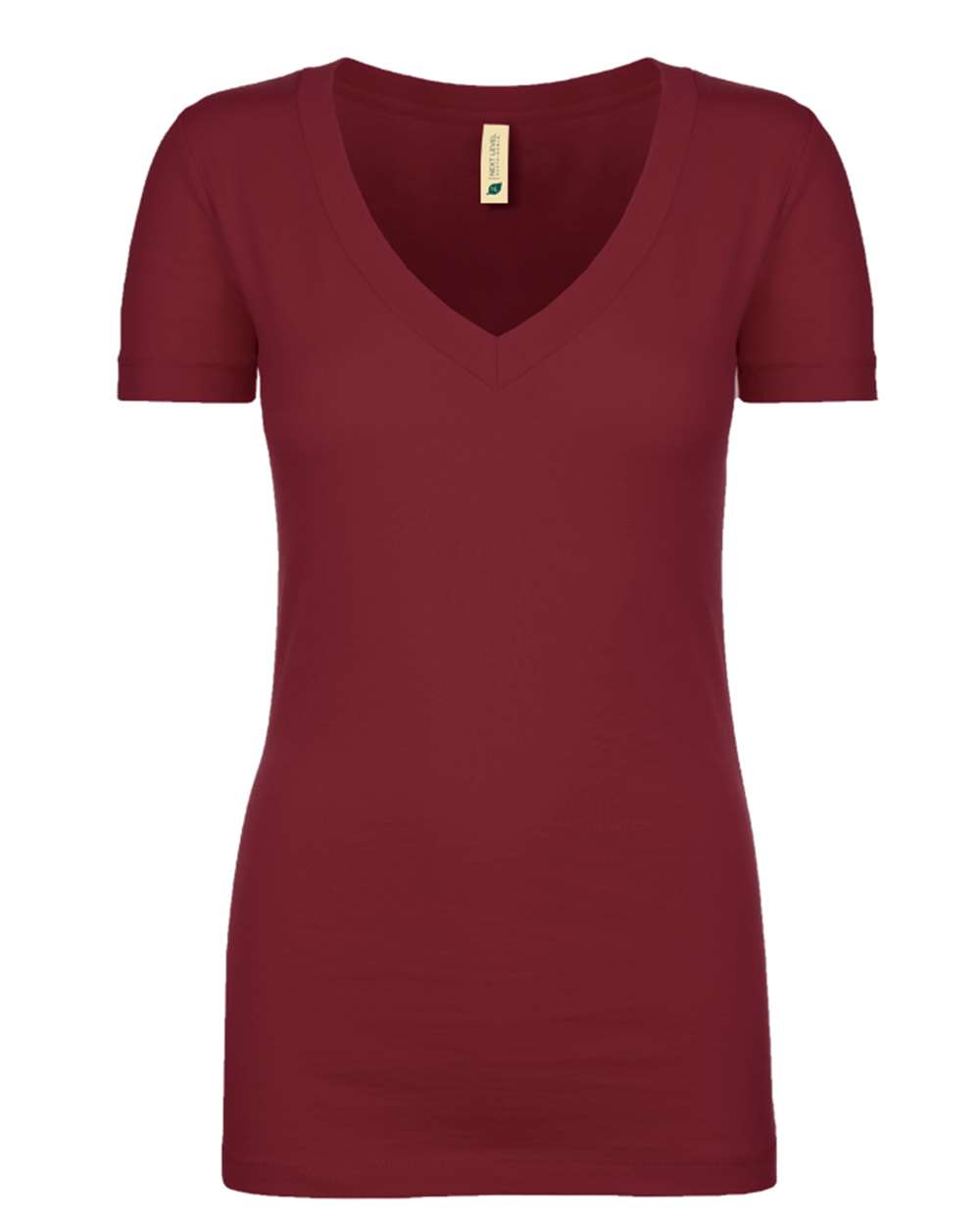 Front View of Cardinal Women's Eco Performance V-Neck T-Shirt - 4240