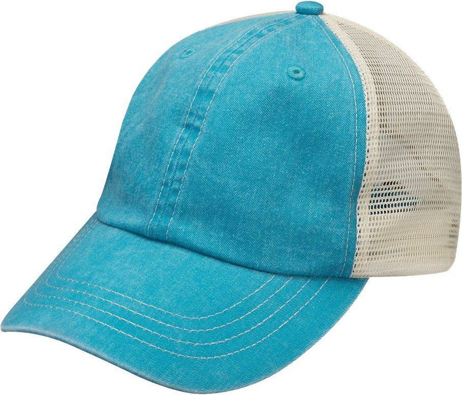 Front View of Caribbean Blue Game Changer Cap - GC102