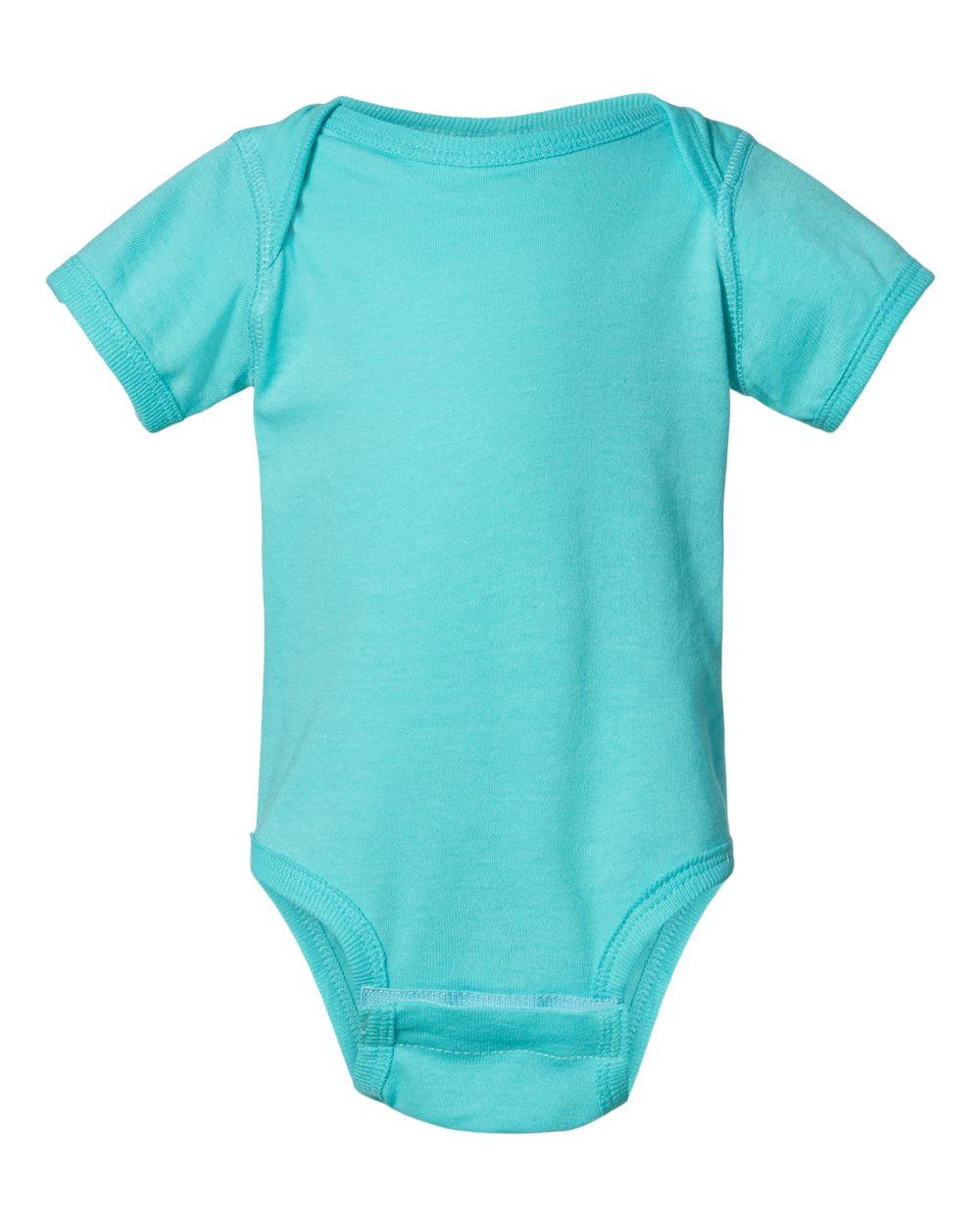 Front View of Caribbean Infant Fine Jersey Bodysuit - 4424