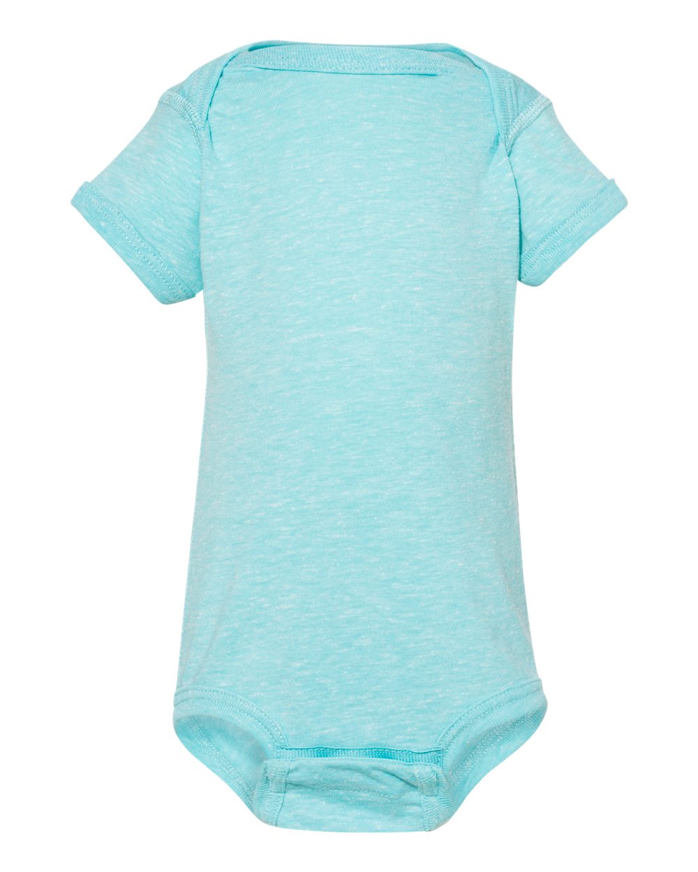 Front View of Caribbean Melange Infant Harborside Mélange Bodysuit - 4491