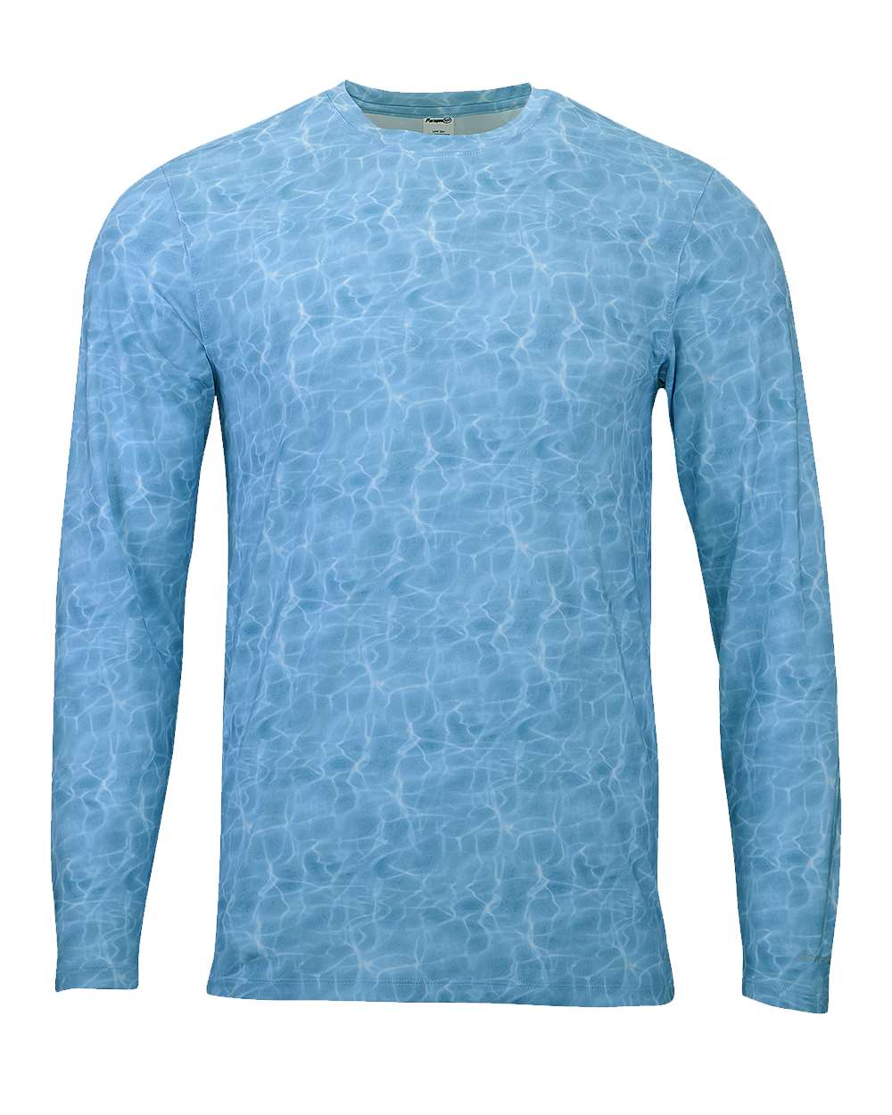 Front View of Caribbean Water Belize Sublimated Long Sleeve T-Shirt - 230
