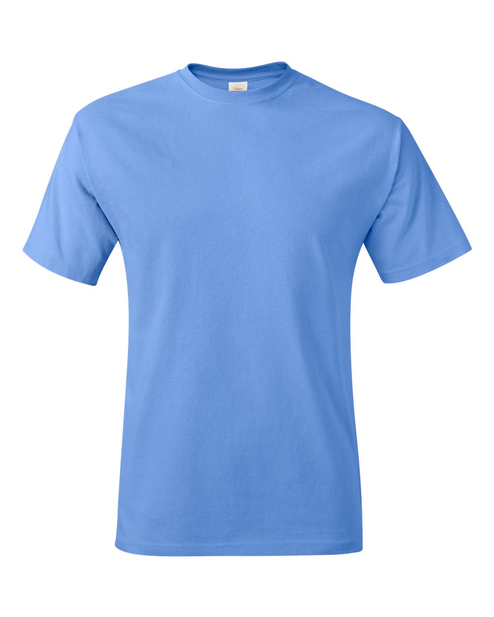 Front View of Carolina Blue Authentic T-Shirt - 5250