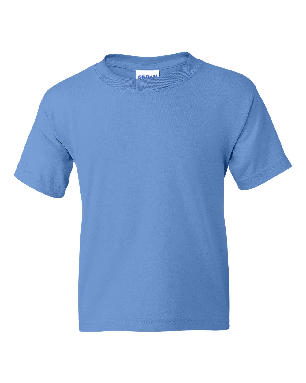 Front View of Carolina Blue DryBlend® Youth T-Shirt - 8000B