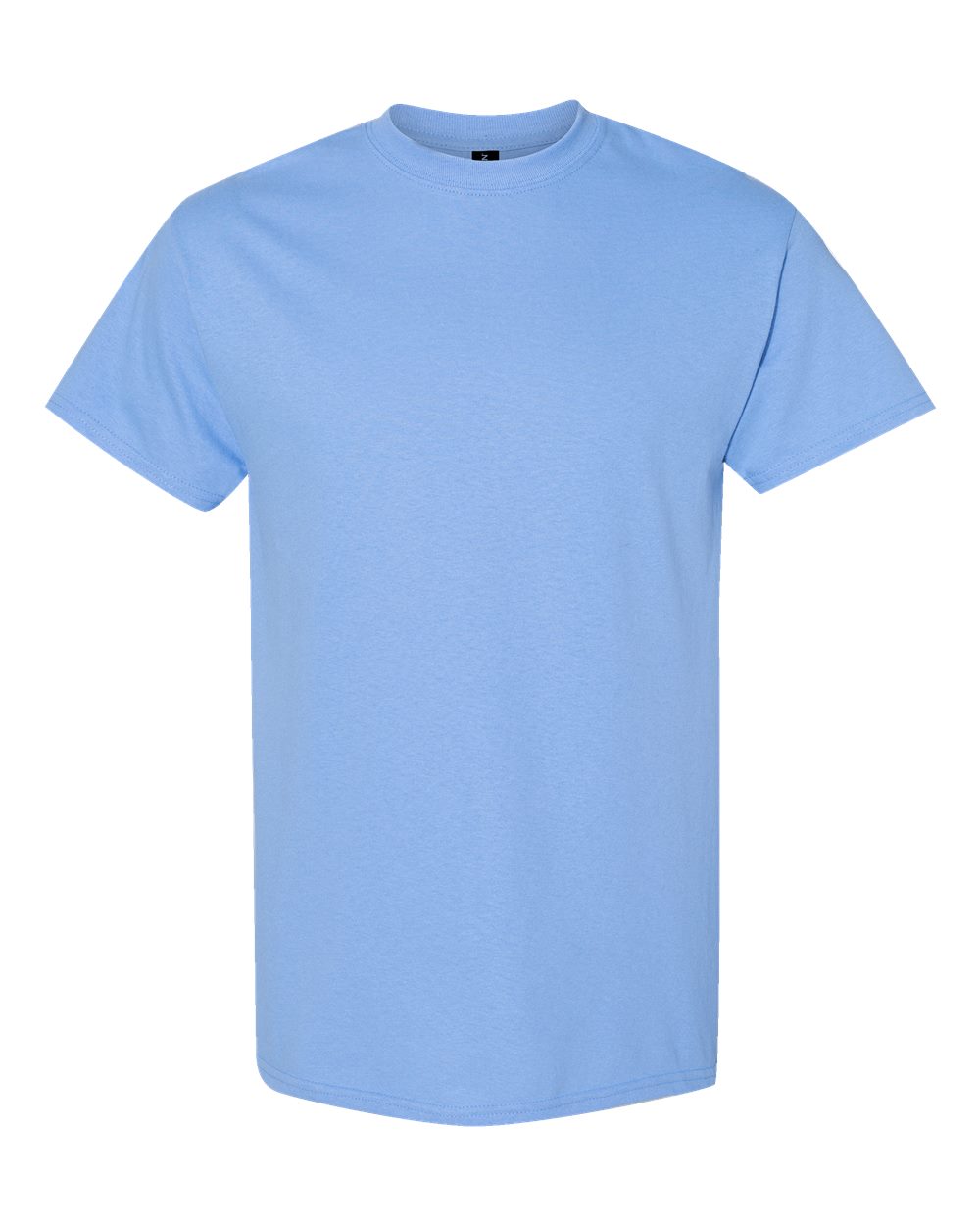 Front View of Carolina Blue Heavy Cotton™ T-Shirt - 5000