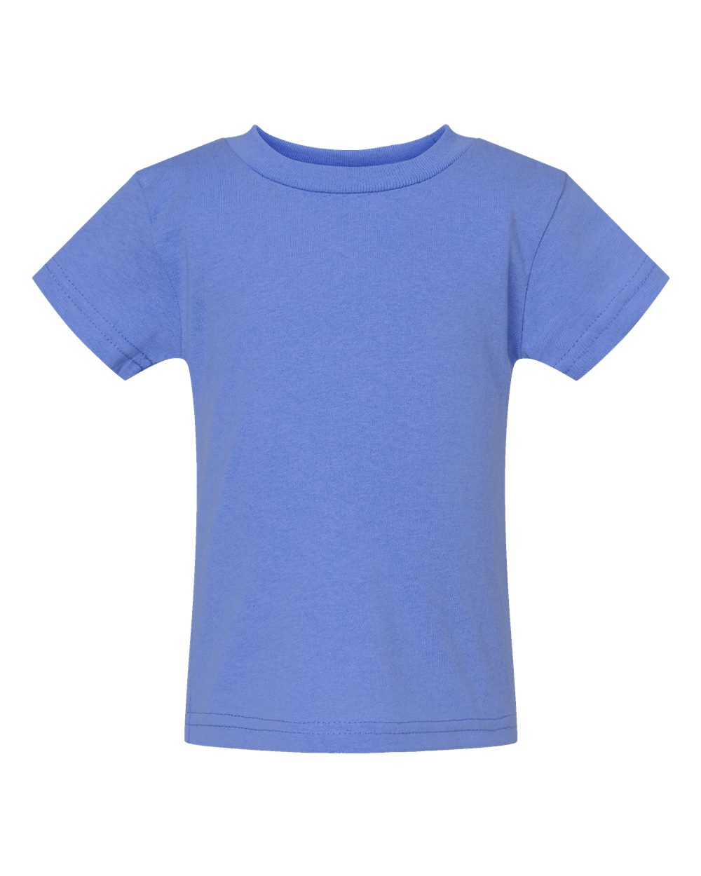 Front View of Carolina Blue Infant Cotton Jersey Tee - 3401