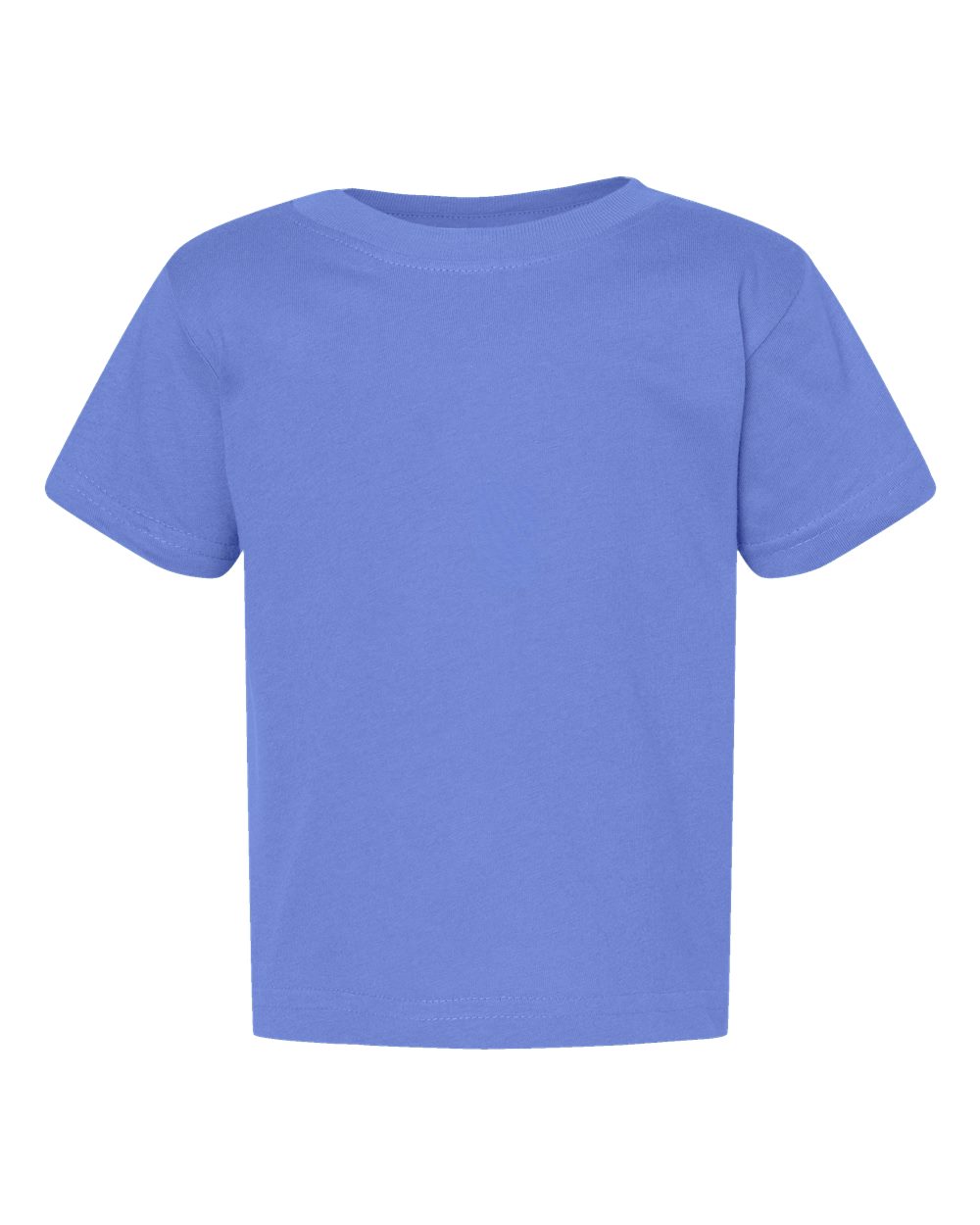 Front View of Carolina Blue Infant Fine Jersey Tee - 3322
