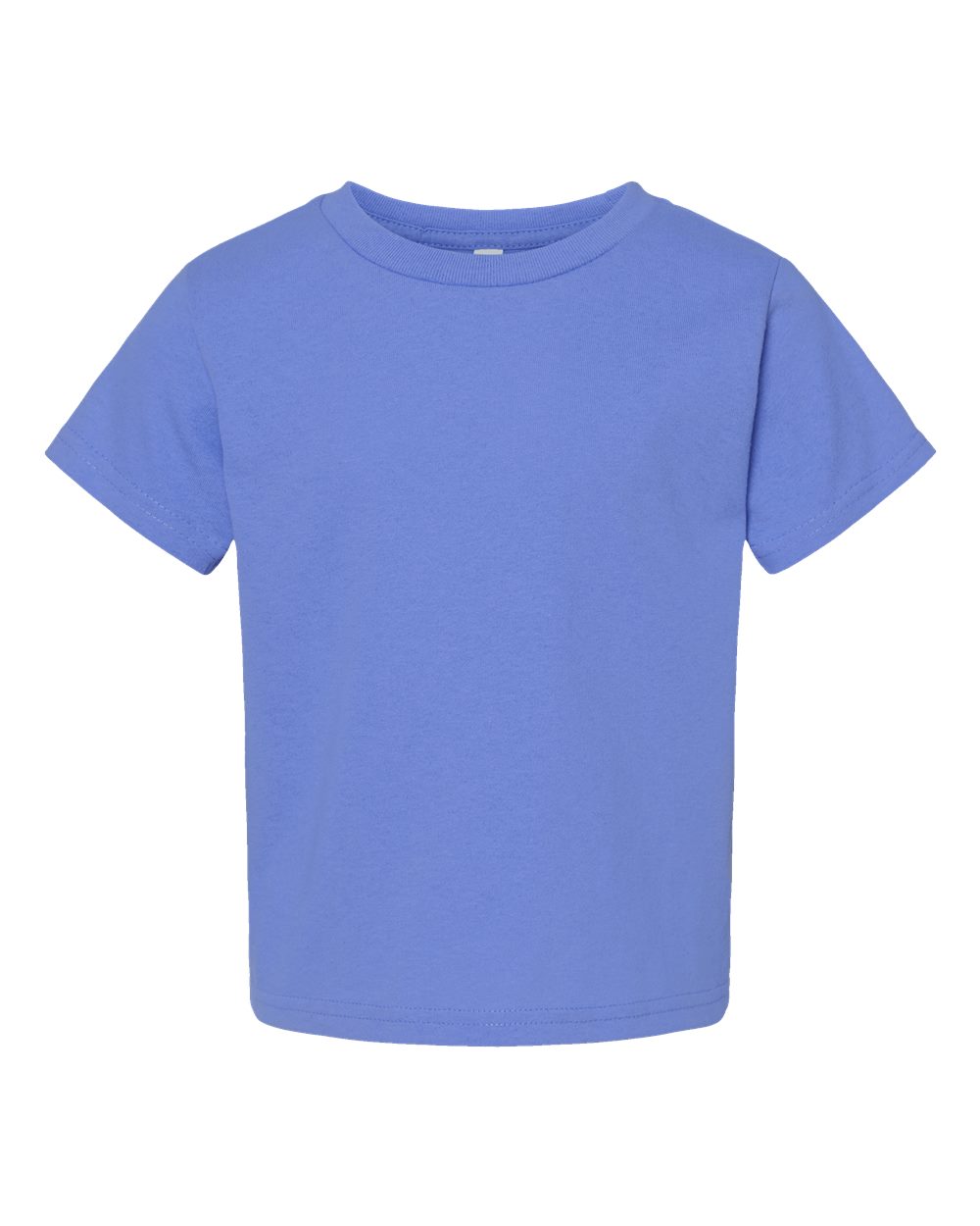 Front View of Carolina Blue Juvy Youth Short Sleeve T-Shirt - 3301J